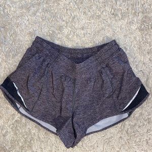 Lululemon hotty hot shorts size 8 gray